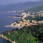 Opatija vanuit de lucht